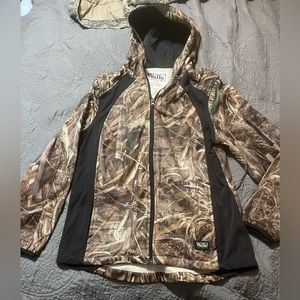 Walls camo zip up hoodie